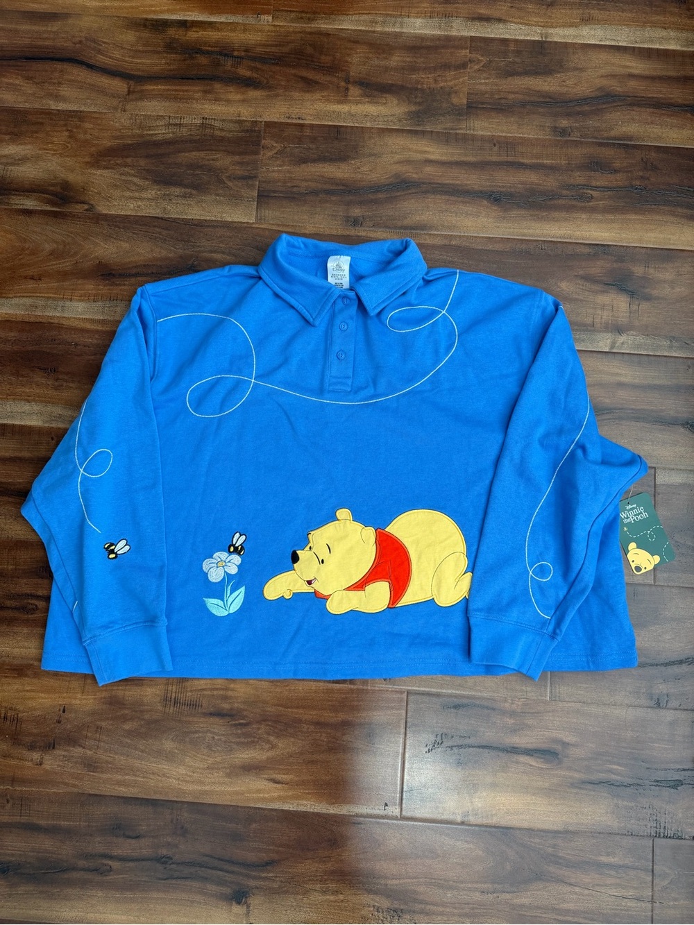 Disney Winnie The Pooh Blue Top/Sweater “NWT”